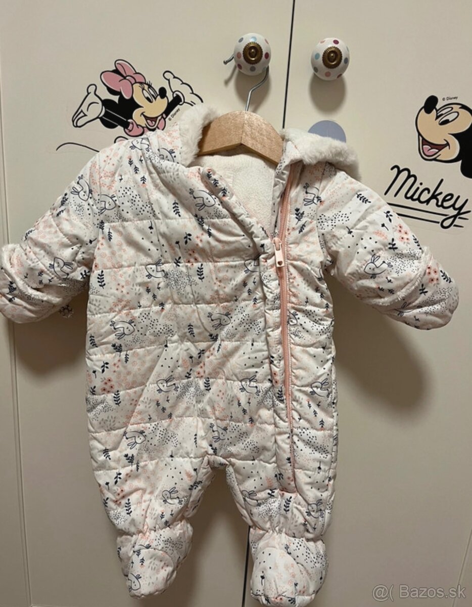 Jesenné/zimné overaly pre bábatko č. 56-62/68 - 2