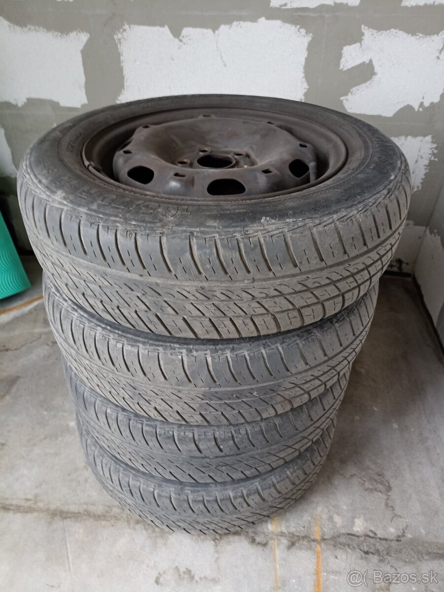 Plechové disky 4ks 5x100 14" - 2