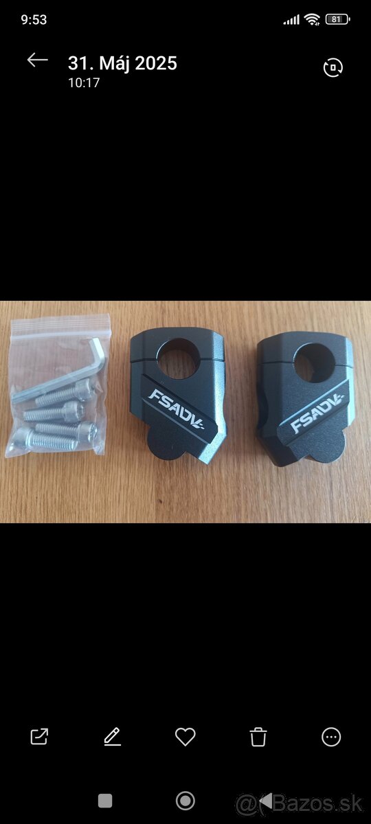 Vyvýšenie riadidiel - 2