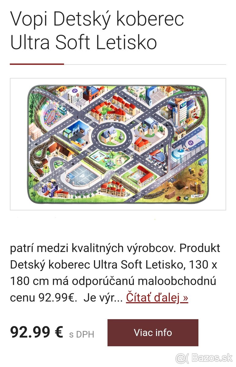 Koberec hracia deka - 2