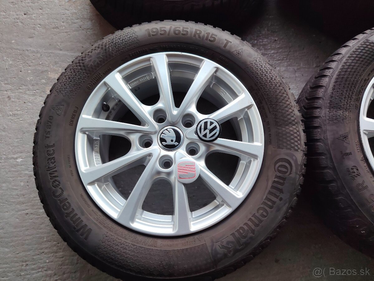 15" Zimné Alutec Germany 5x112 Škoda Volkswagen Seat - 2