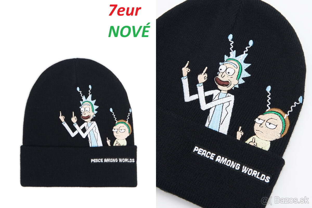 Zimná čiapka Rick and Morty, South Park, Pokémon - 2