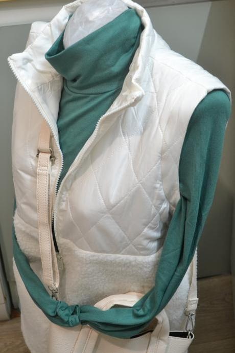 Parádna dlhšia bunda a vesta 2v1 XS/M - 2