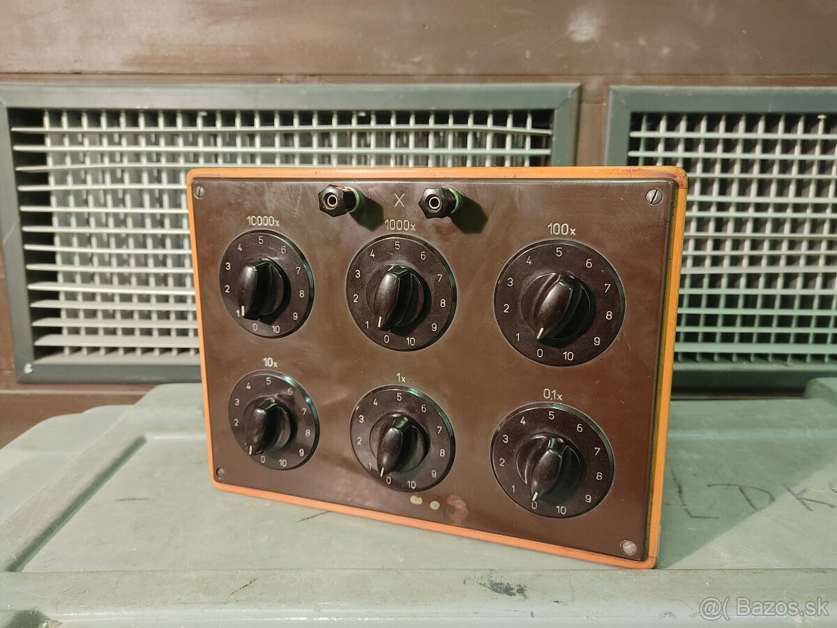 Odporové dekády Metra XL6 - 2