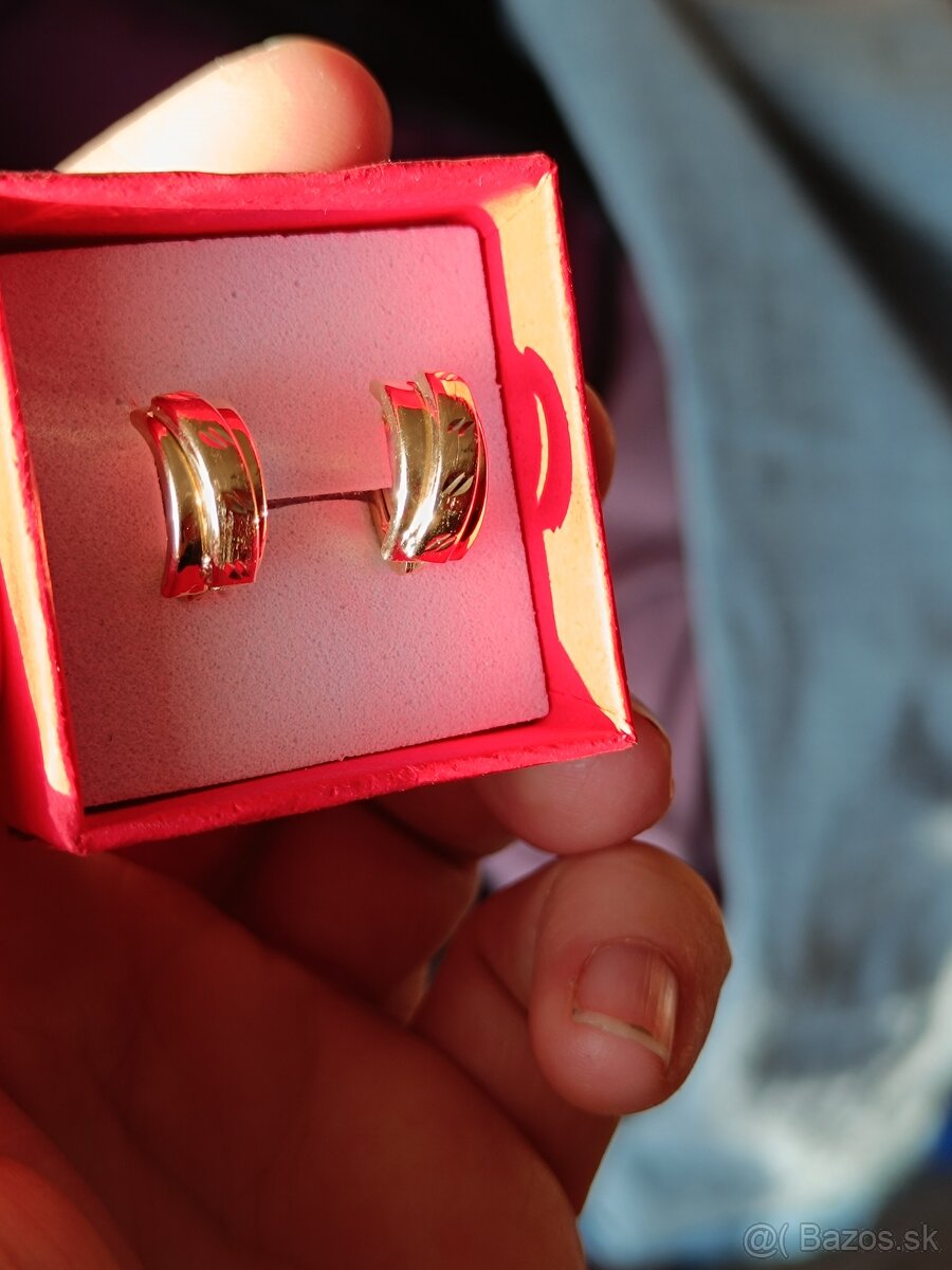 Zlate nausnicky 585 - 2