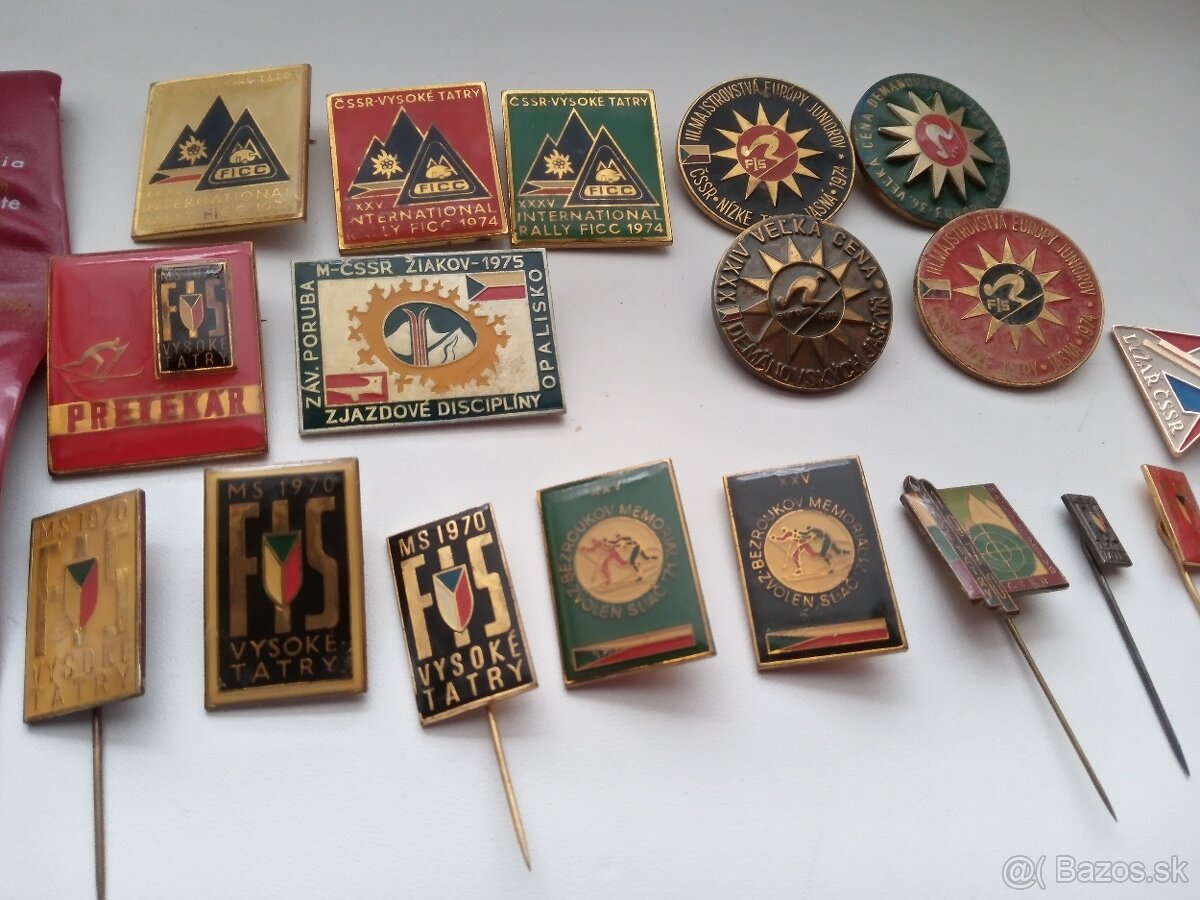 Lyžiarske odznaky.FIS.Lyze. - 2