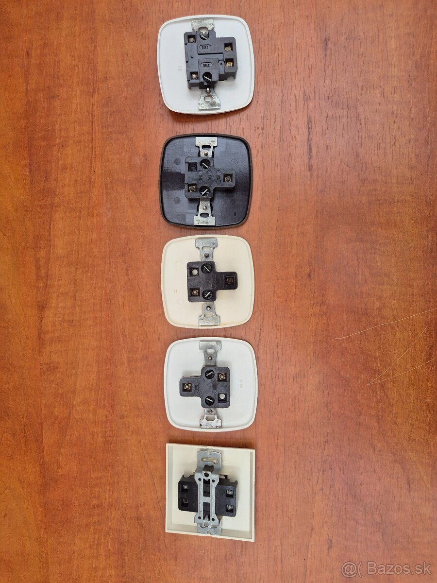 Retro jedno a dvoj vypínače - 2