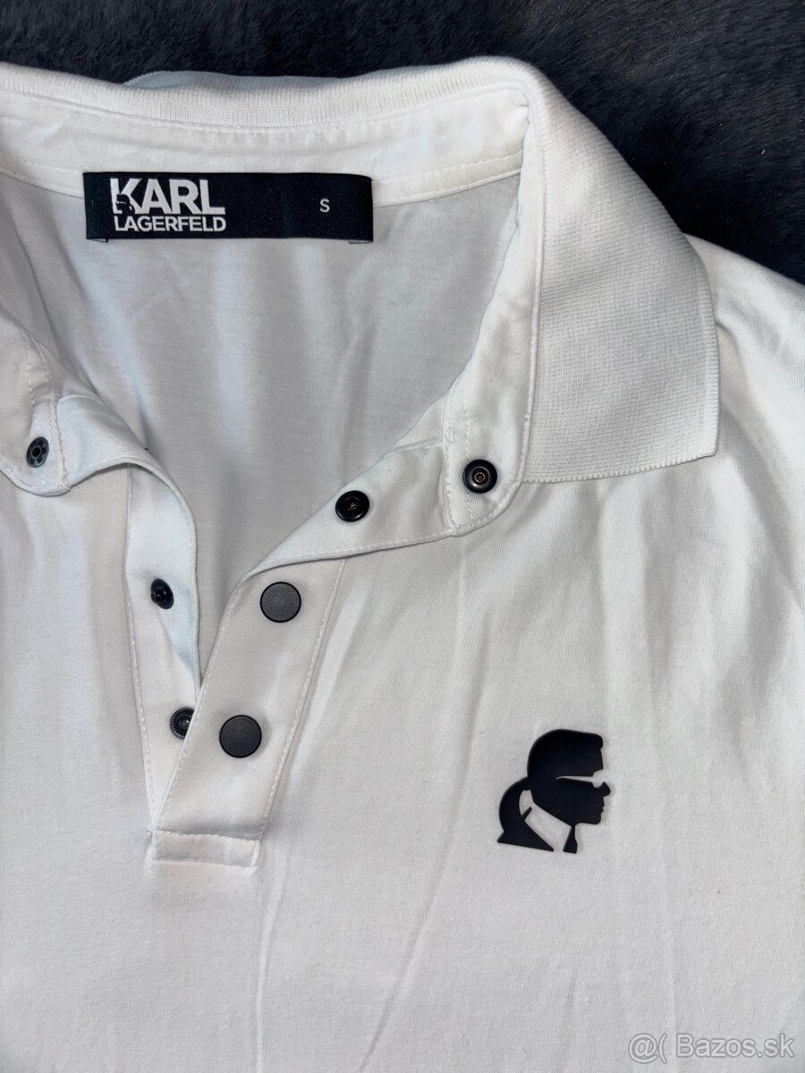 Tricko biele Karl Lagerfeld - 2