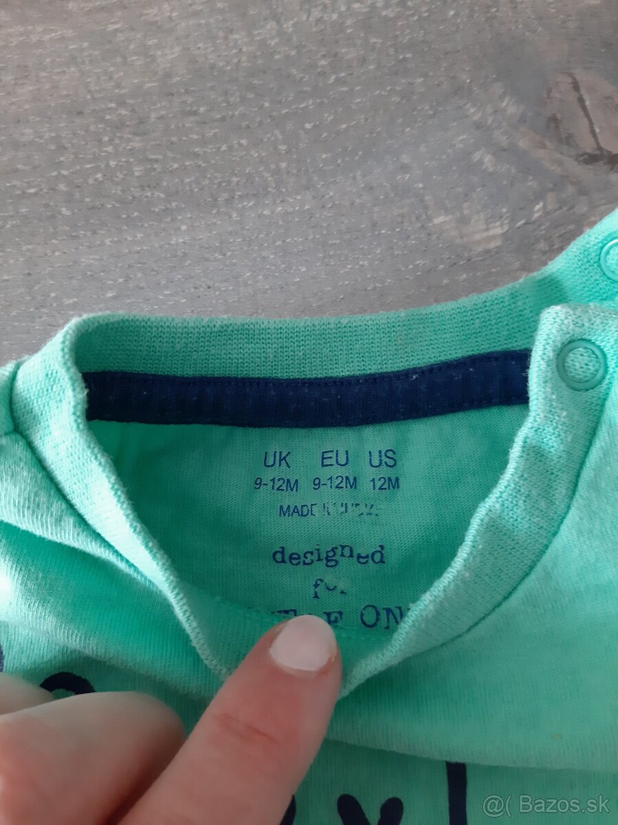 Letny set kratase & tricko v. 9-12 m - 2