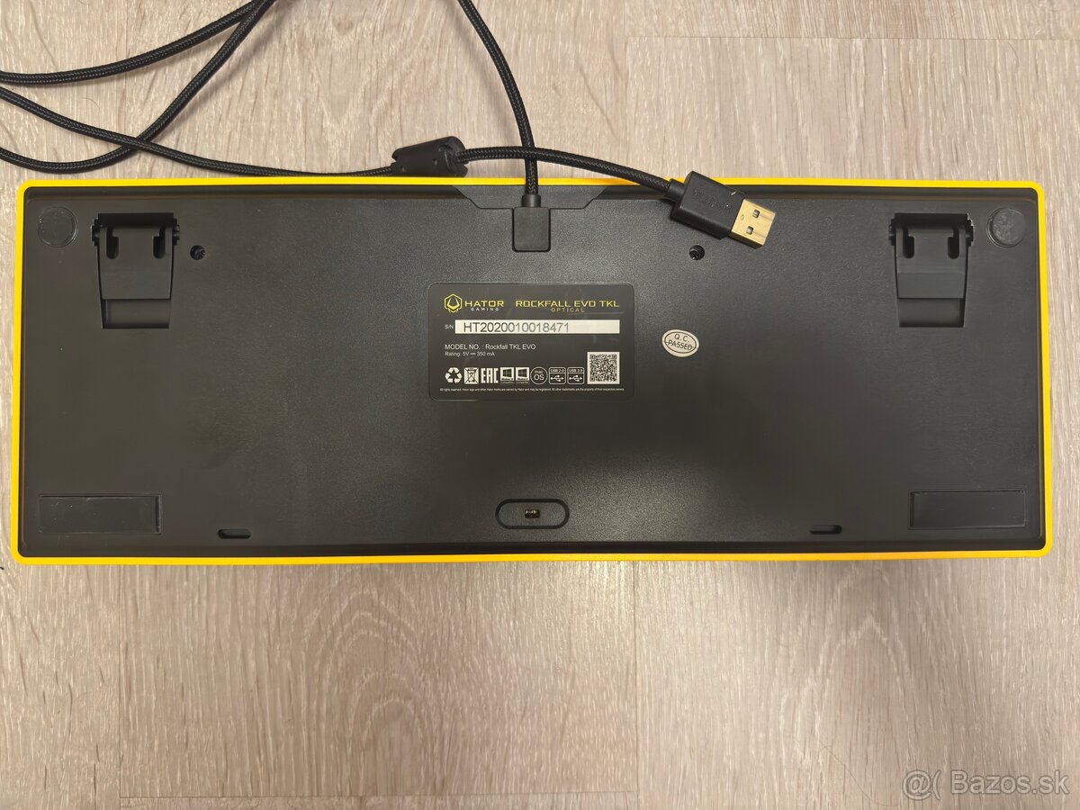 Mechanická klávesnica Hator Rockfall EVO TKL - 2
