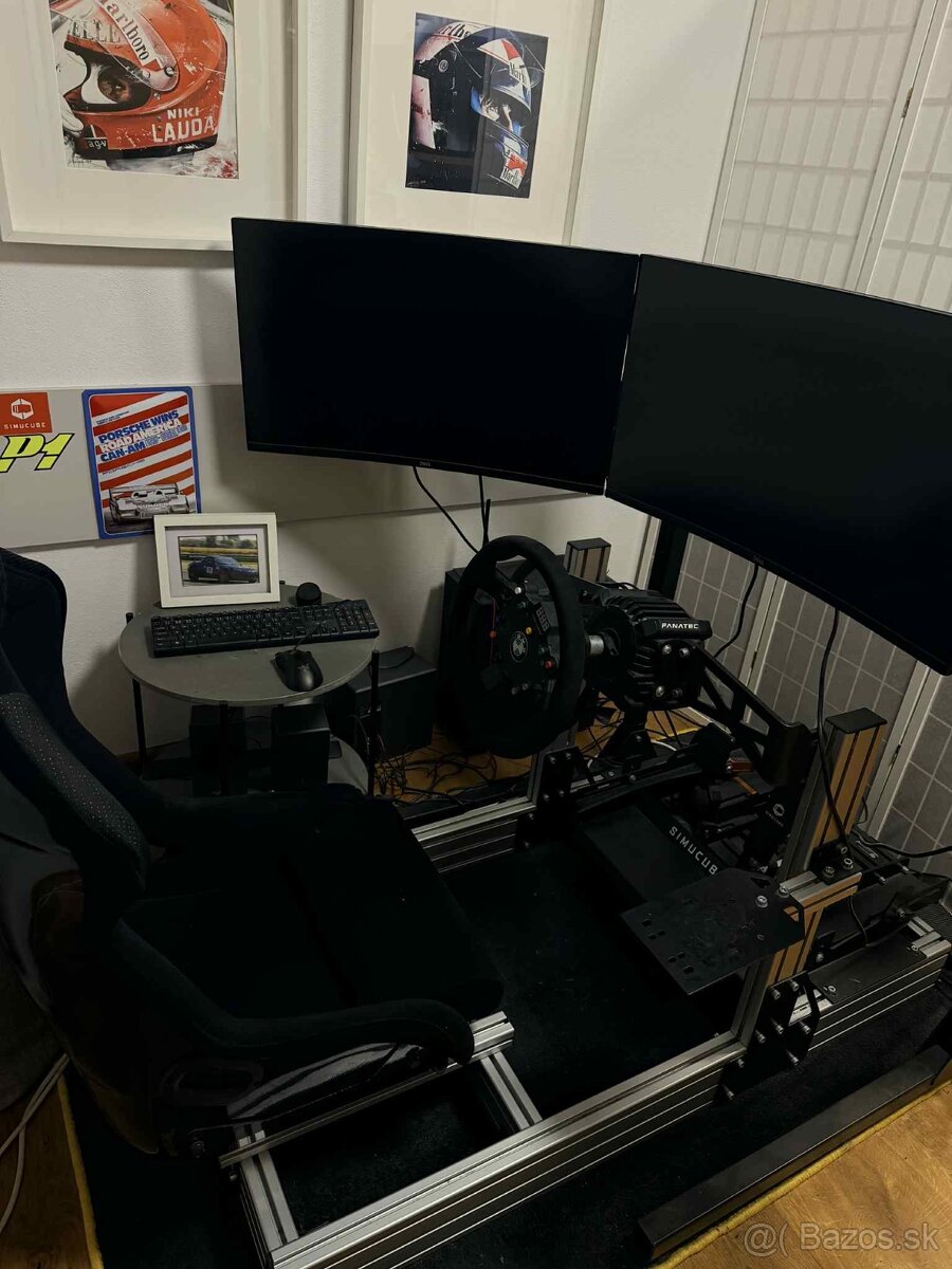 Recart GTRx rig/Držiak triplescreen/Fanatec 8NM PS - 2