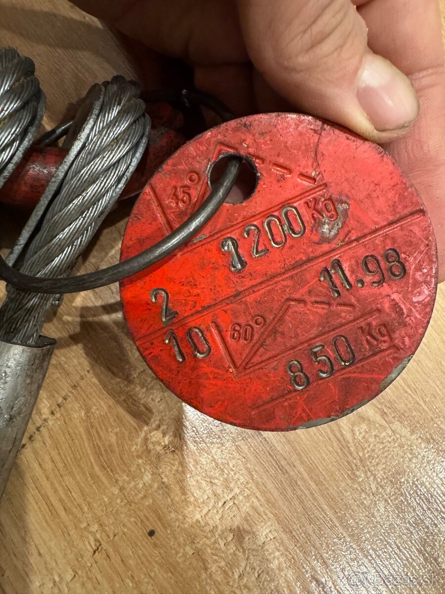 Oceľové laná s hákmi - 2