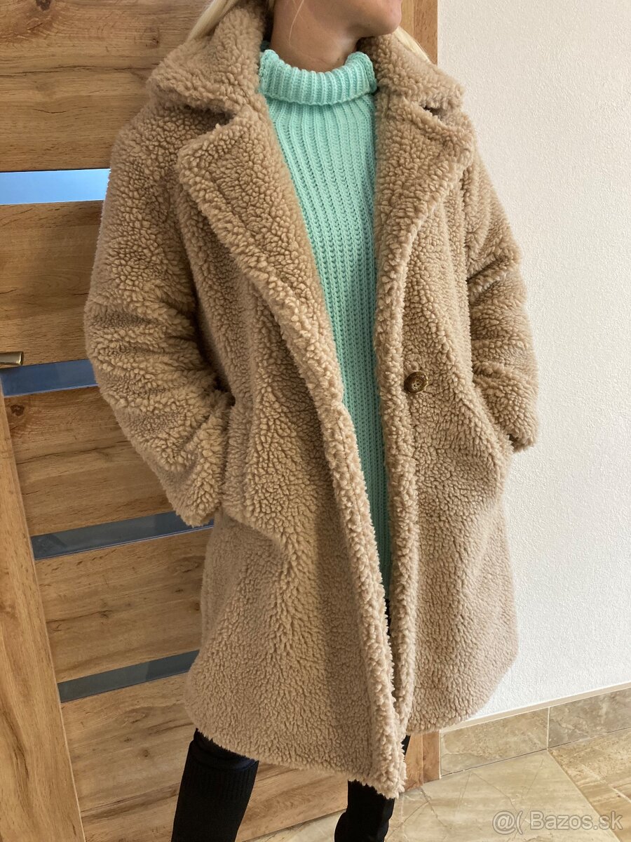 Teddy kabátik light brown - 2