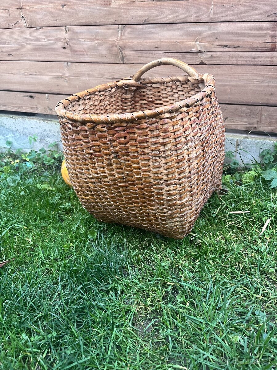 starožitný chrbtivý kôš - 2