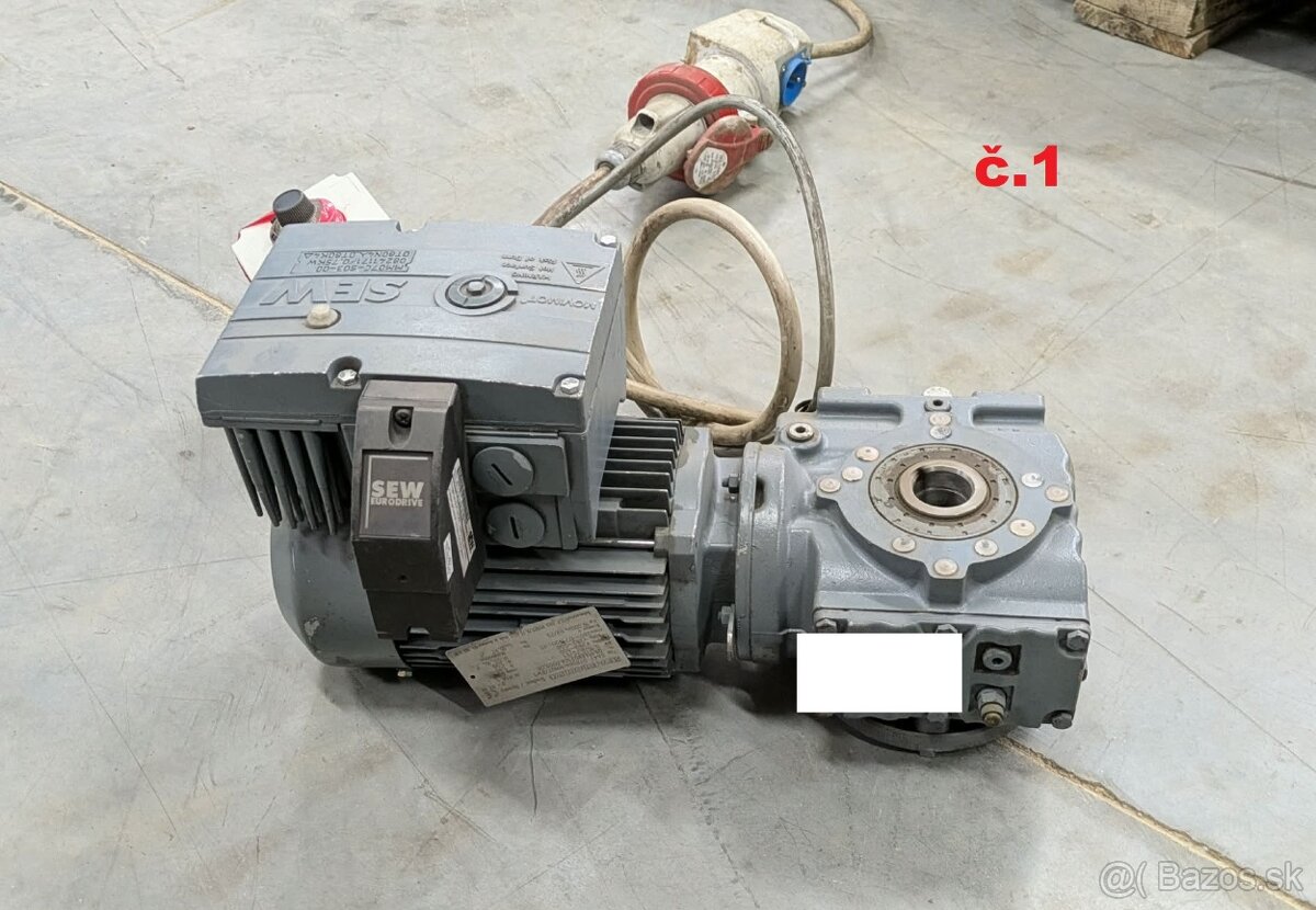 Elektromotory s prevodovkou SEW 3x - 2
