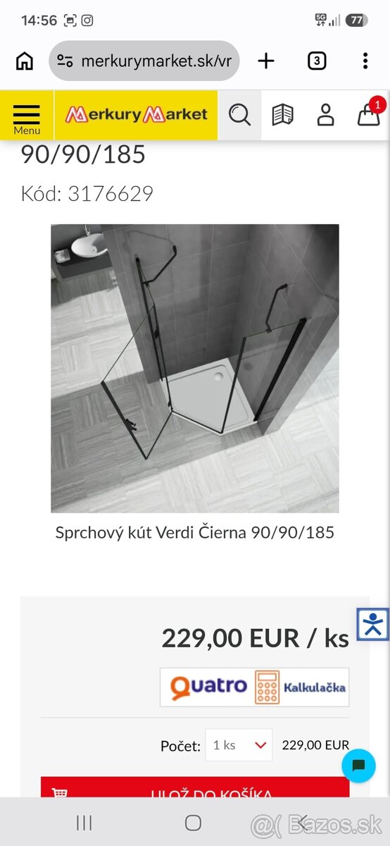Sprchový kút - 2