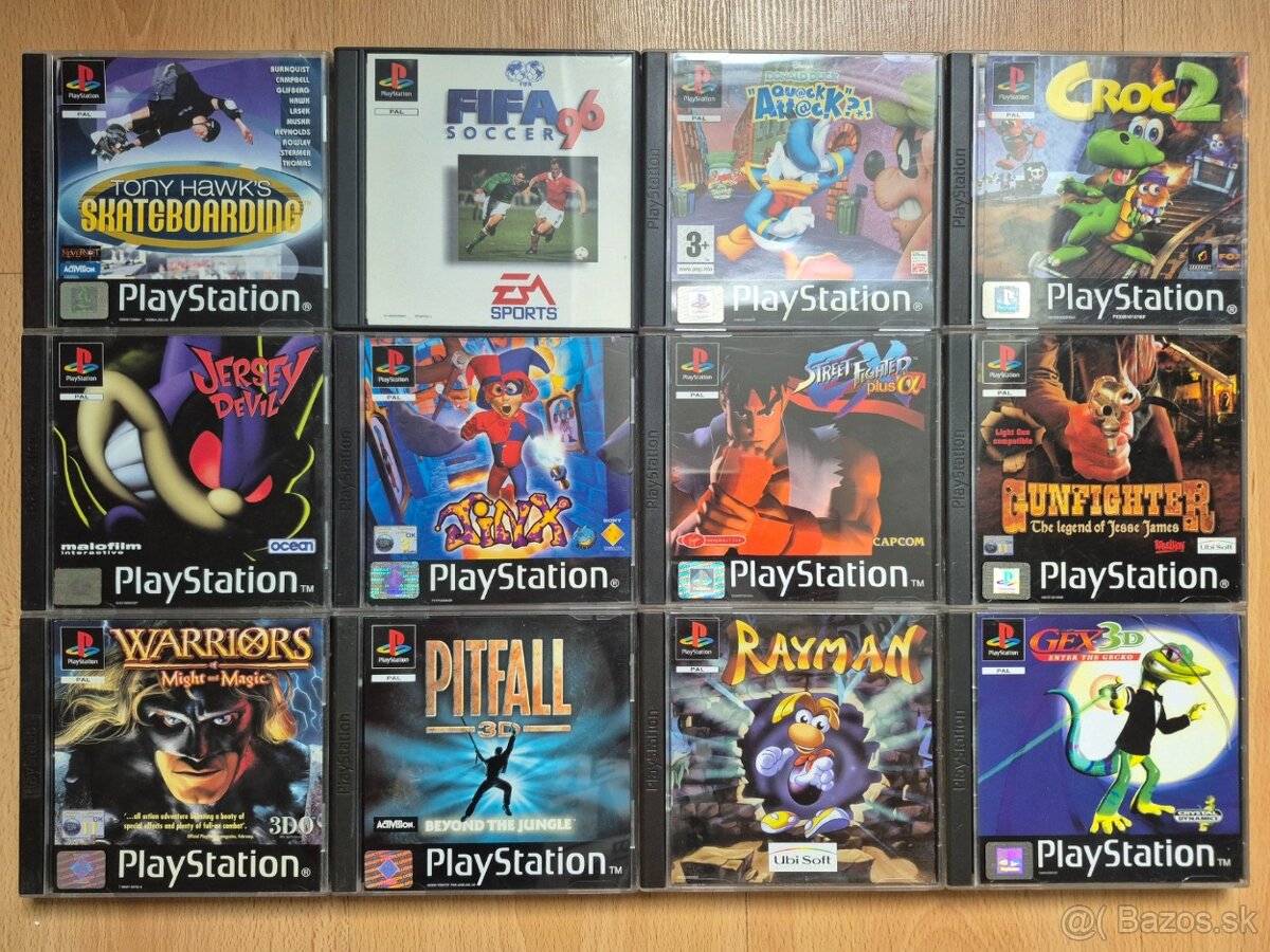 Predám hry na PS1 od 3€. - 2