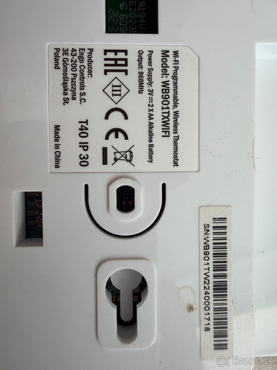 Predám WiFi izbový termostat ENGO E901-WIFI - 2