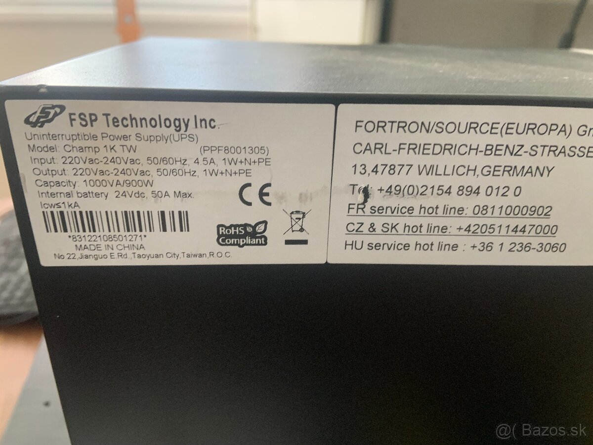 Predam FSP Champ 1K TW - 2