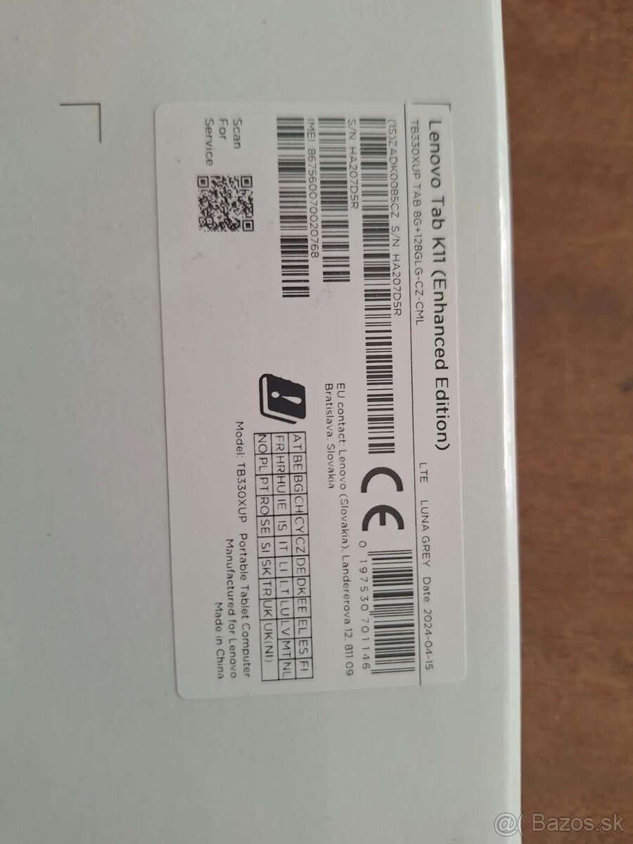 Predam tablet Lenovo TAB K11 Enhanced Edition - 2