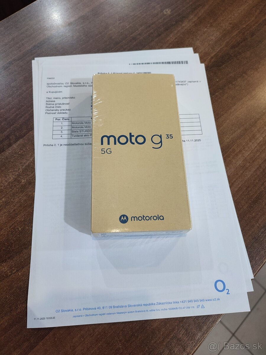 Motorola Moto G35 5G 4GB/256GB black,zabalený,záruka 2r - 2