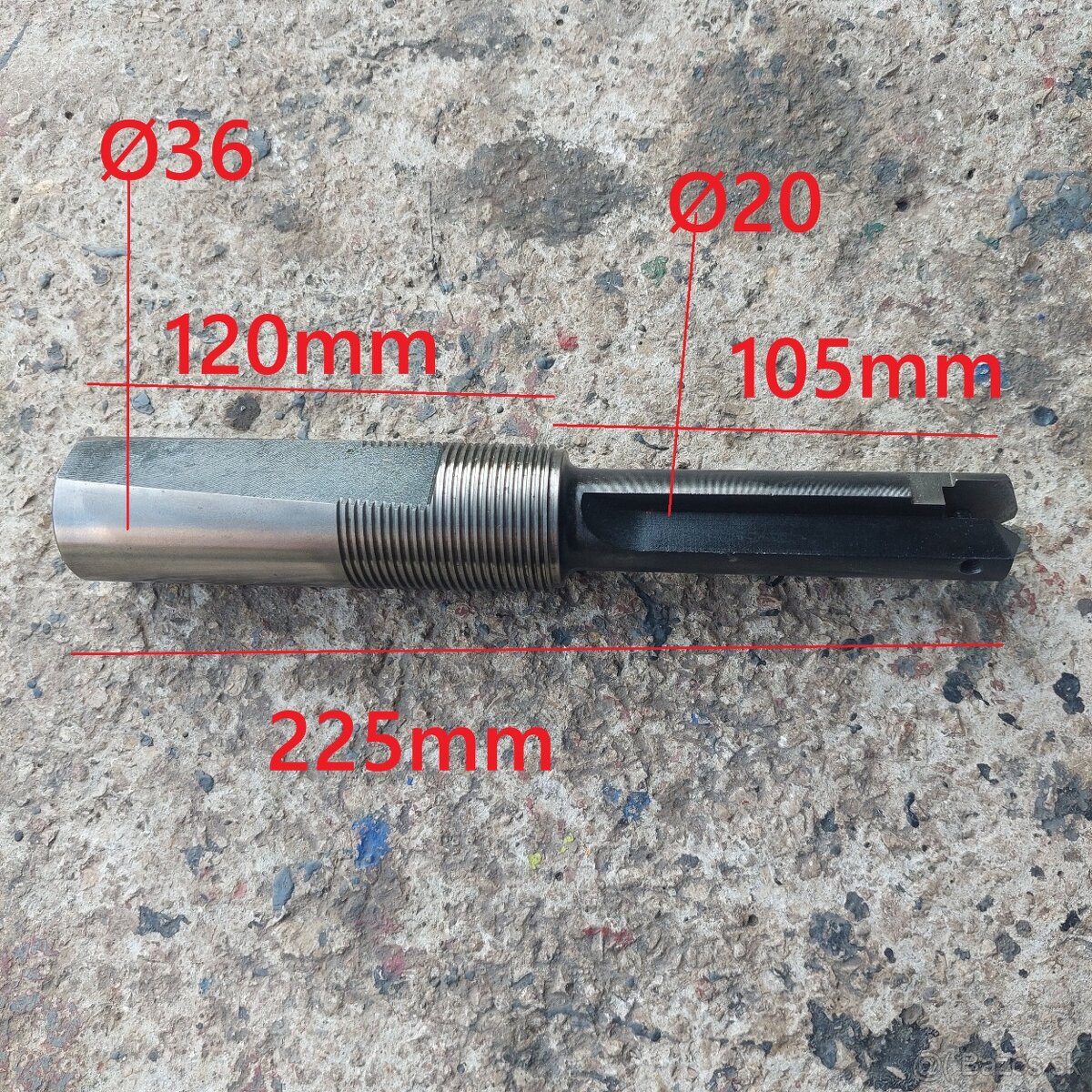 Vyvrtavacia tyč Ø20 - 2