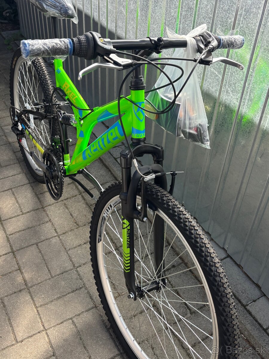 Detský celoodpružený bicykel Kenzel Axel 24” - 2
