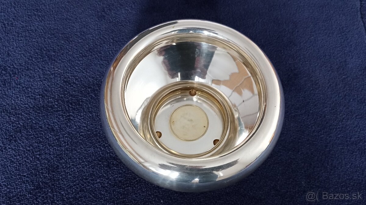 Investičné striebro- moderná dizajnová miska– Grécko, 229,3g - 2