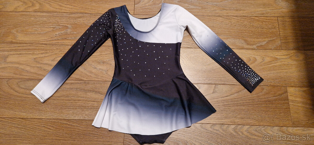 Kraso šaty dievčenské, čierno-biele - 2