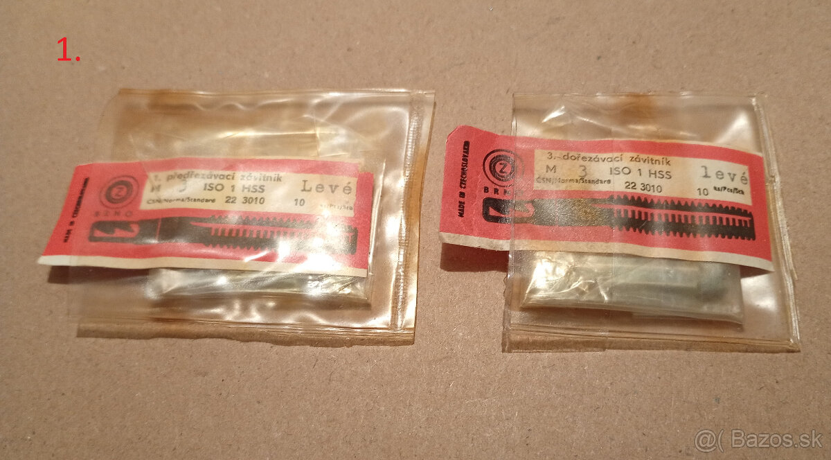 Závitníky a očká na predaj - 2