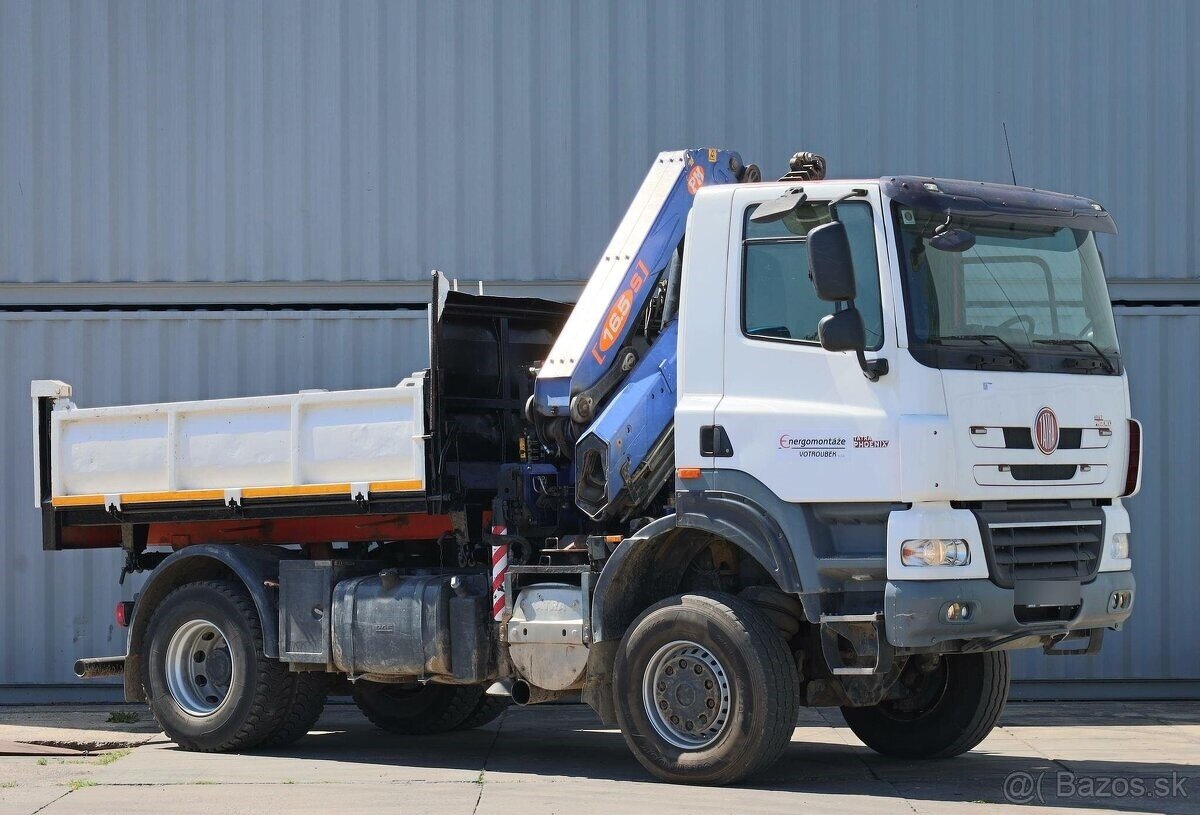 TATRA Phoenix 4x4 trojstranný sklápač hydraulická ruka - 2