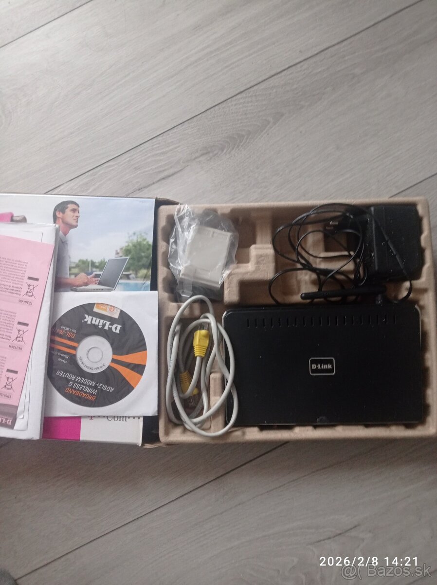 Predám DSL Wi-Fi router D-Link DSL-2641R - 2