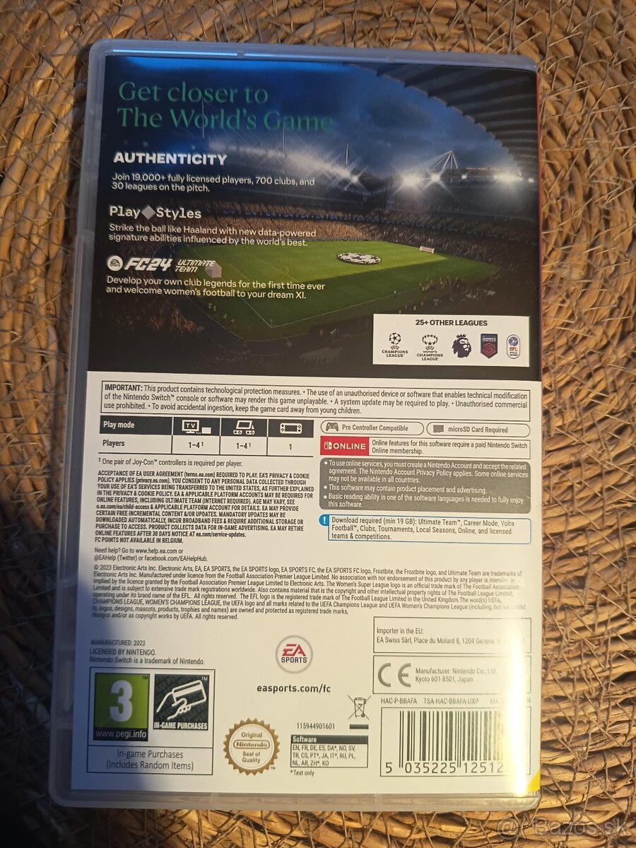 Hra na nintendo swith FC24 - 2