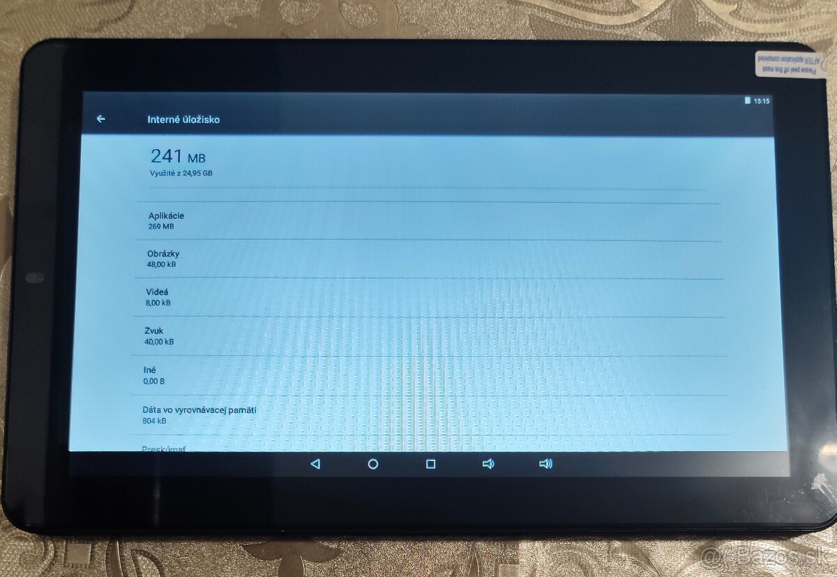 12" tablet Android , wifi, bluetooth, USB, HDMI - 2