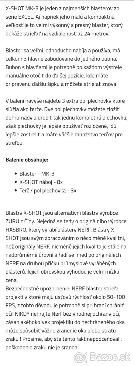 Nerf Xshot - 2