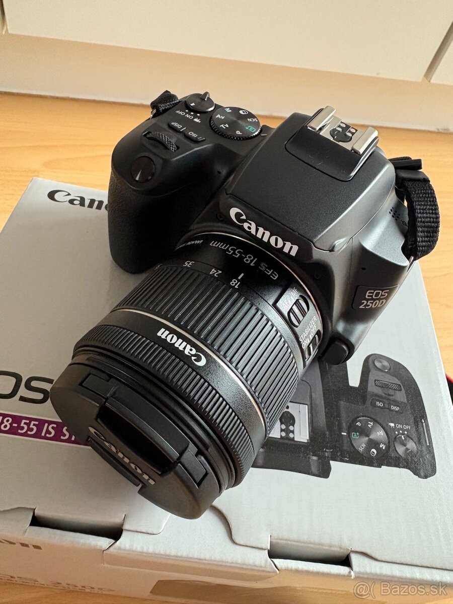Canon EOS 250D + objektív 18–55mm IS STM (3454C002), čierny - 2
