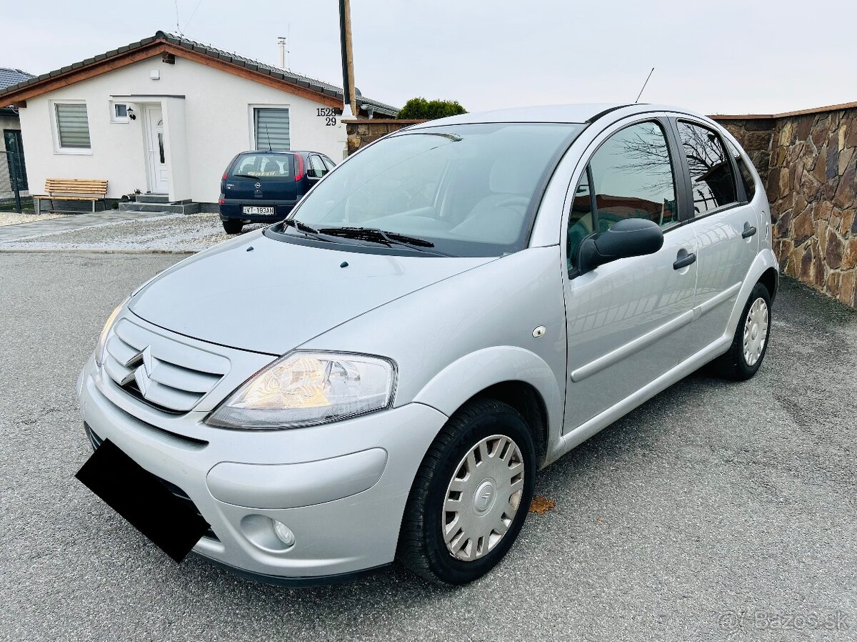 Citroën C3 1.4 54KW r.v. 2007 100tis. km Nová STK 11/2027 - 2