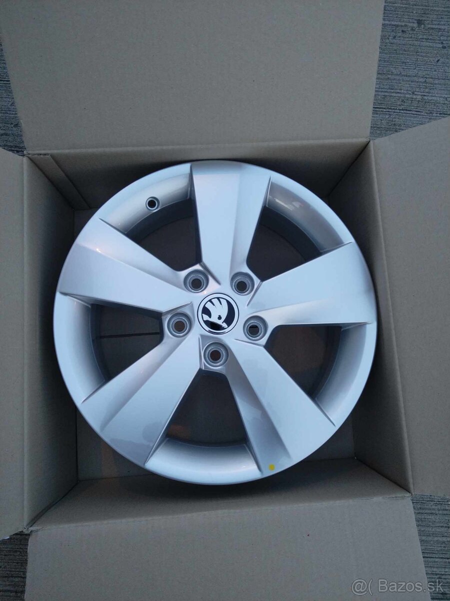 16" alu originál ŠKODA + zimné CONTINENTAL DOT 2525.. - 2