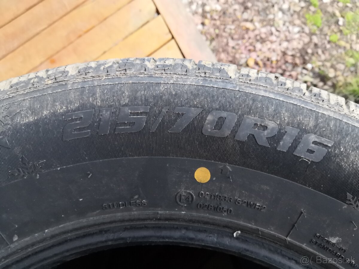 Predám zimné pneu APLUS A701 R16 - 2