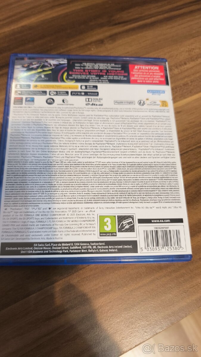 Predam F1 2025 na PS5 - 2