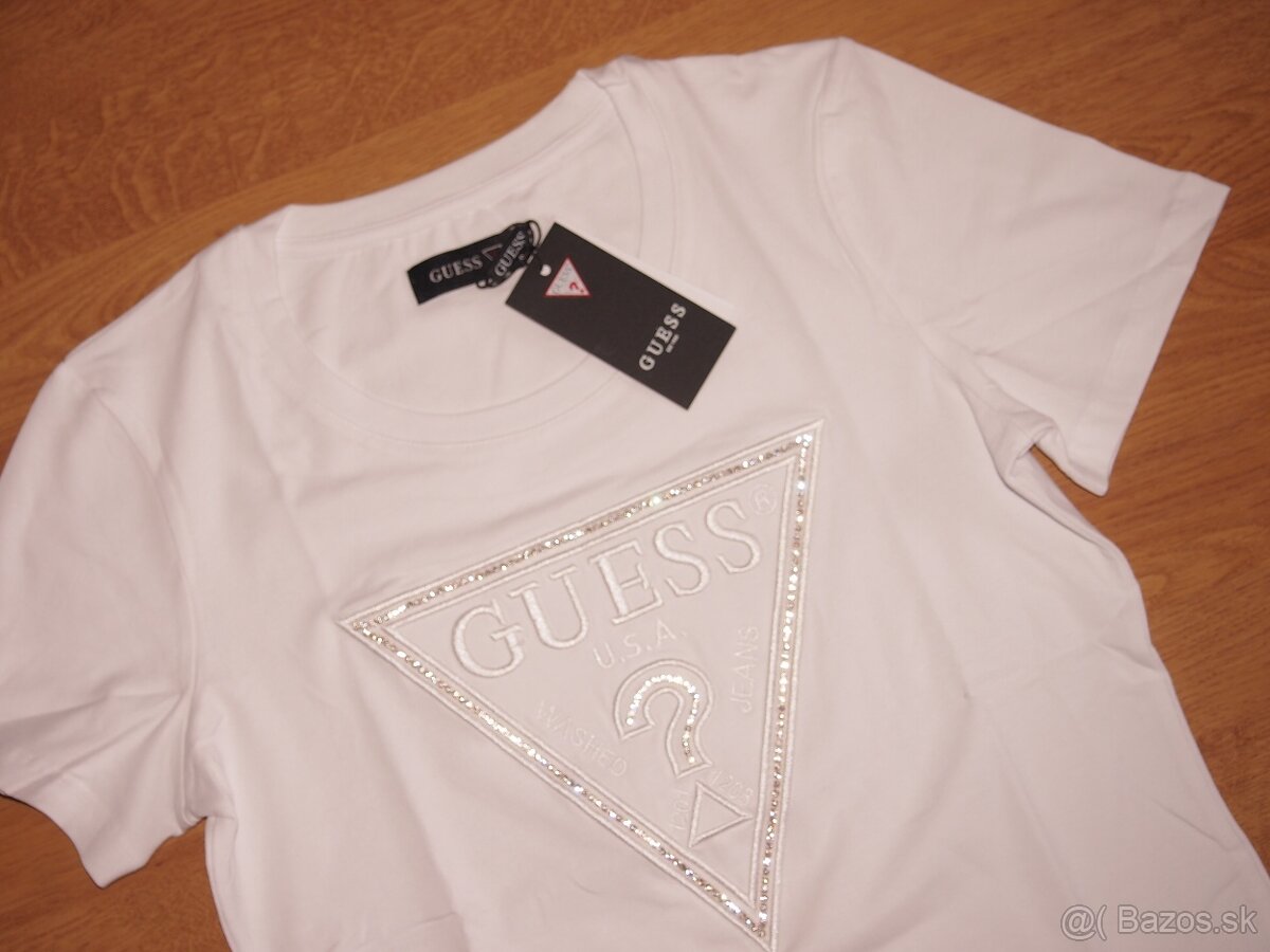 Guess dámske biele tričko - 2