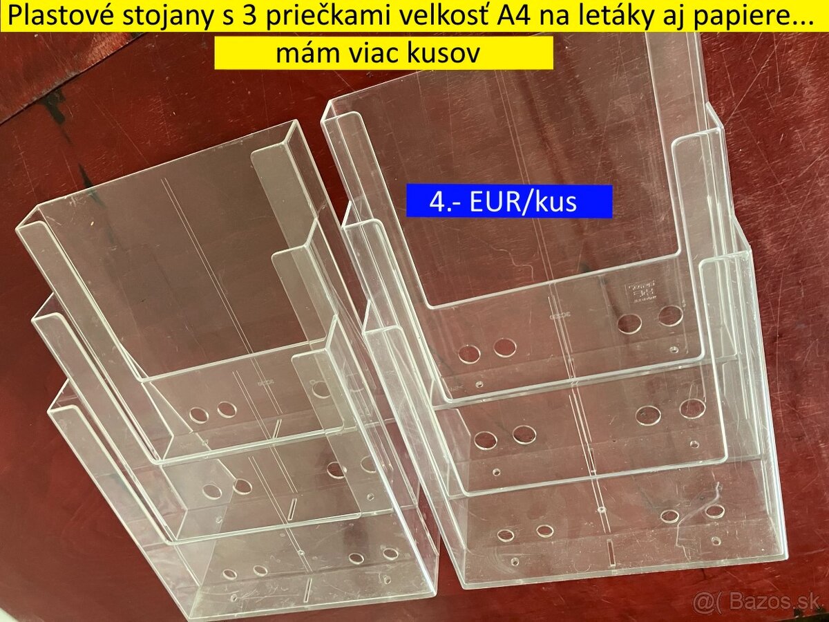 Stojany na letáky - 2