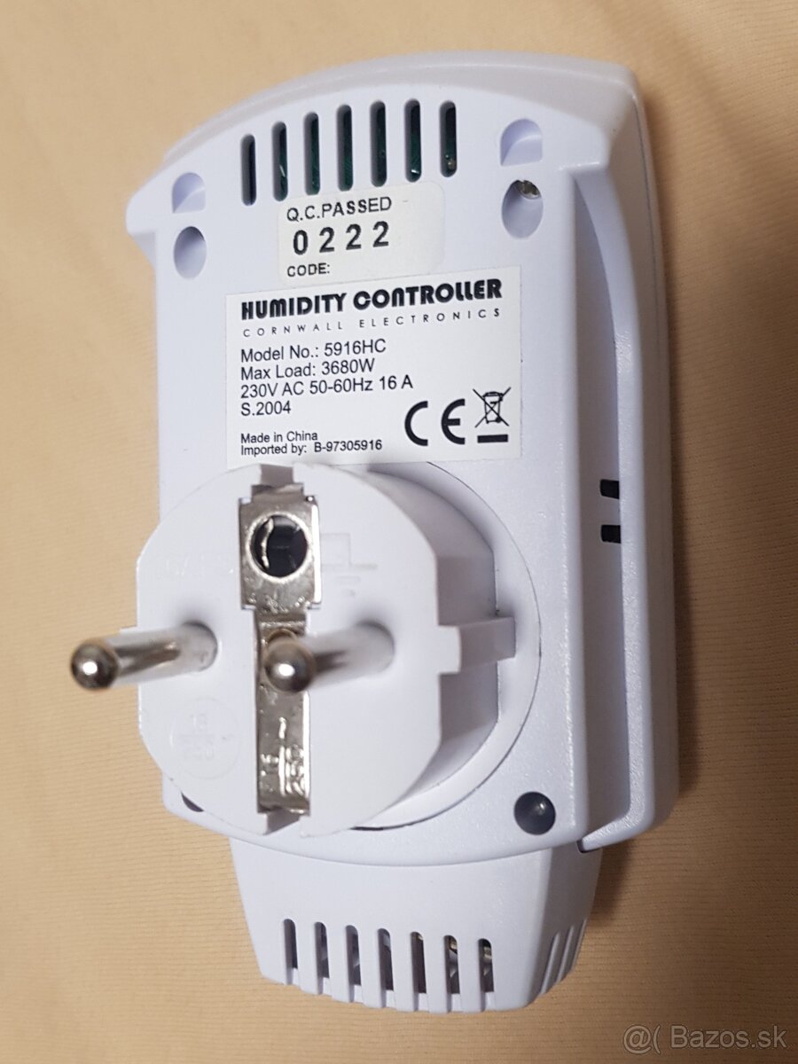 Hydrostat - spínač odvlhčovača alebo zvlhčovača 5916HC - 2