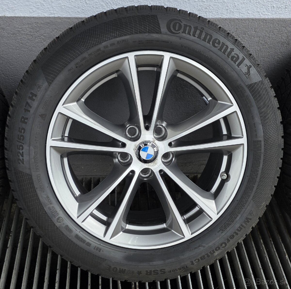225/55 R17 zimné pneu+disky BMW V-Spoke 631 - Ferricgrey - 2