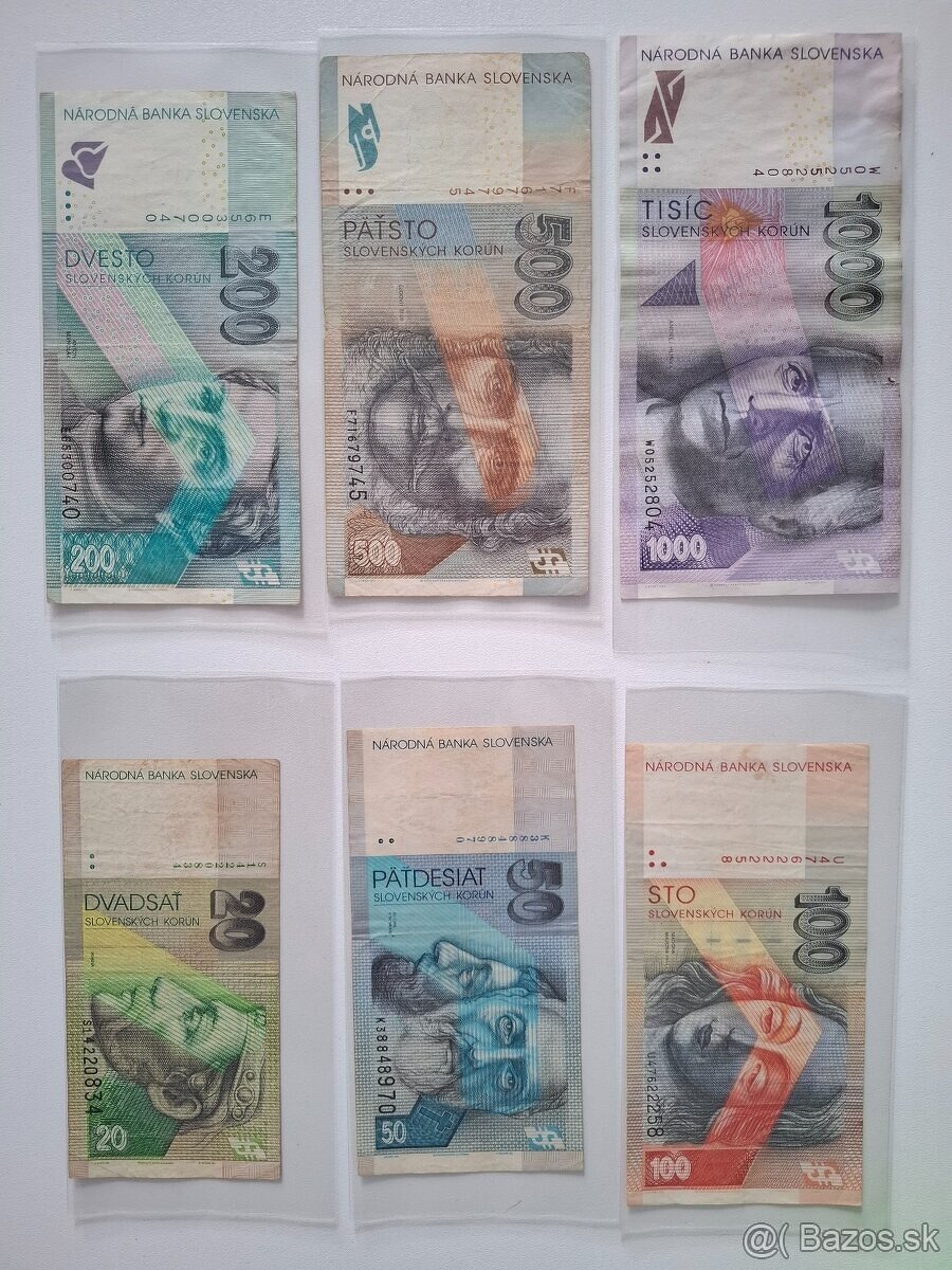 slovenské bankovky - 2