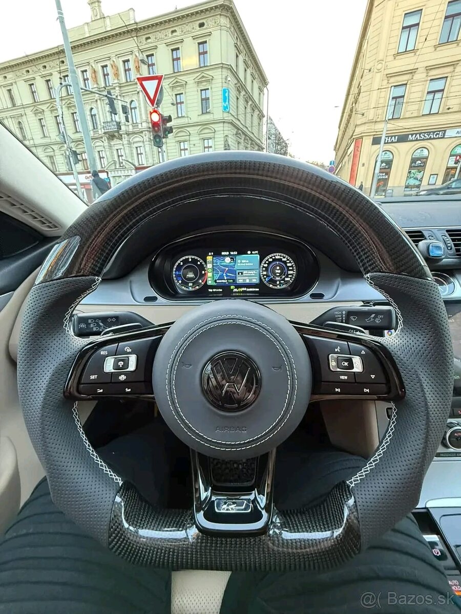 VOLANT VOLKSWAGEN R RLINE GTI - KOZA / KARBÓN - 2