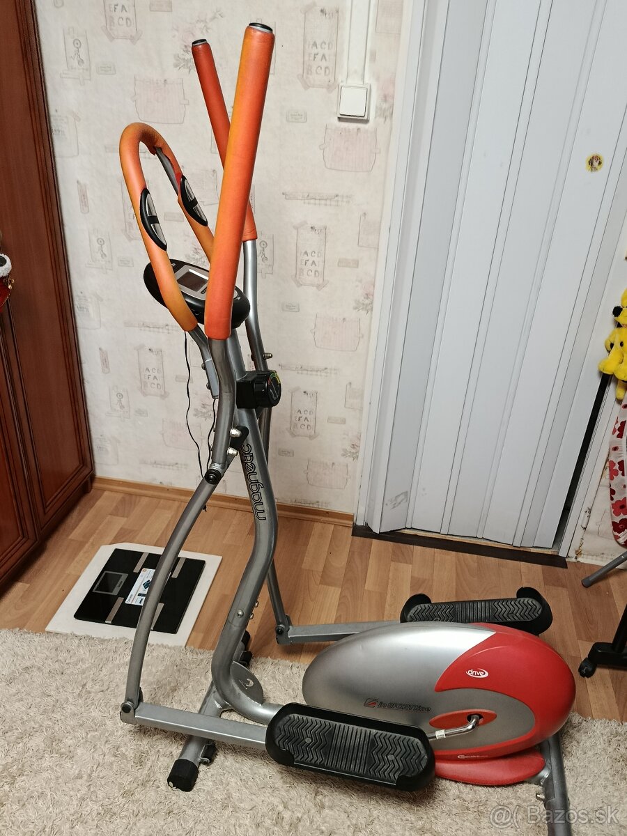 Magnetický elipticky trenažér inSPORTline nepoškodený - 2