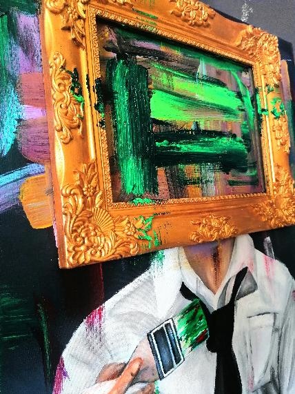 Maľovaný obraz - WhO I Am? - 2