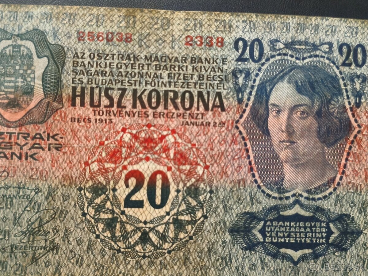 Staré bankovky 1913 - 2