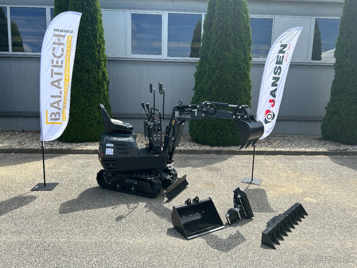 Minibager JANSEN MB-500 aj s príslušenstvom - 2